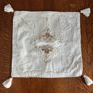 Two (2) Embroidered Pillow Covers from Turkey, New without tags, beautiful gift